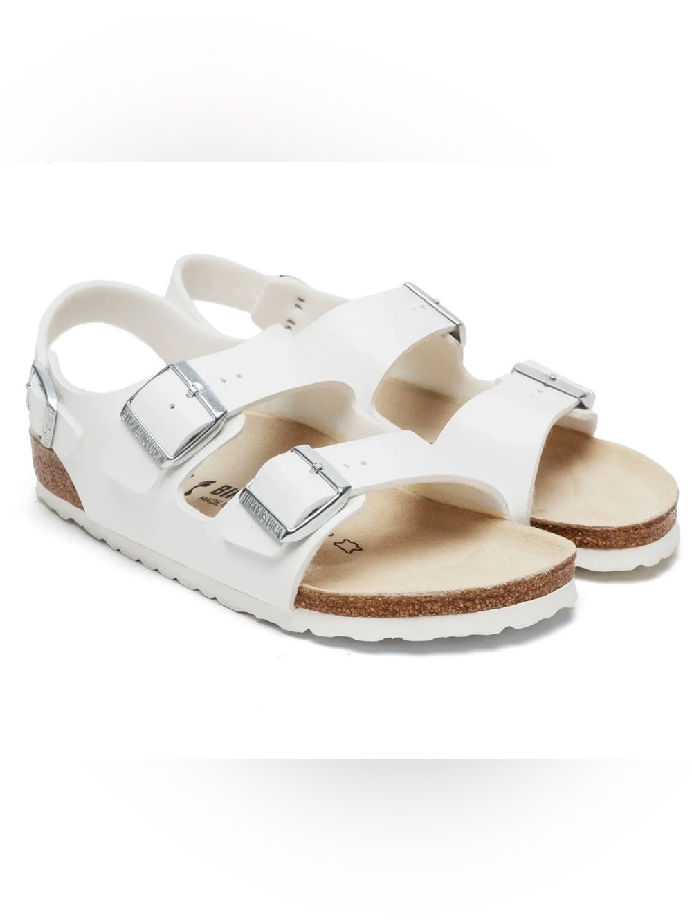 Birkenstock Milano white womens sz 39